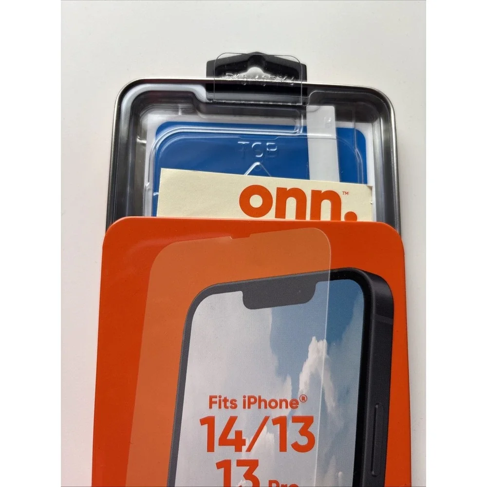 Protect Onn. Glass Screen‎ Protector For Iphone 14/13 13 Pro Open Box NEW